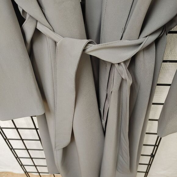 MEN'S JOHN KNIGHT 100% MICROFIBER FULL LENGTH DUSTER TOP COAT. JK-3 GREY. - Picture 7 of 11